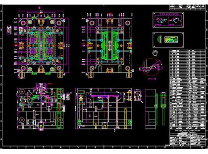金型図面-2D 金型図面-2D