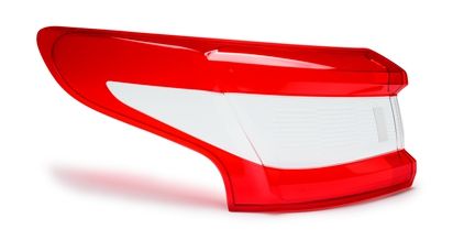 2色のプラスチックパーツ